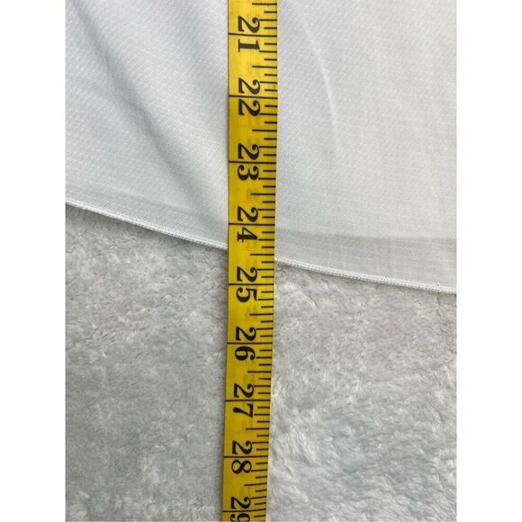 Esley top women’s size small white cutout loose fit with ruffled long sleeves - Picture 7 of 9